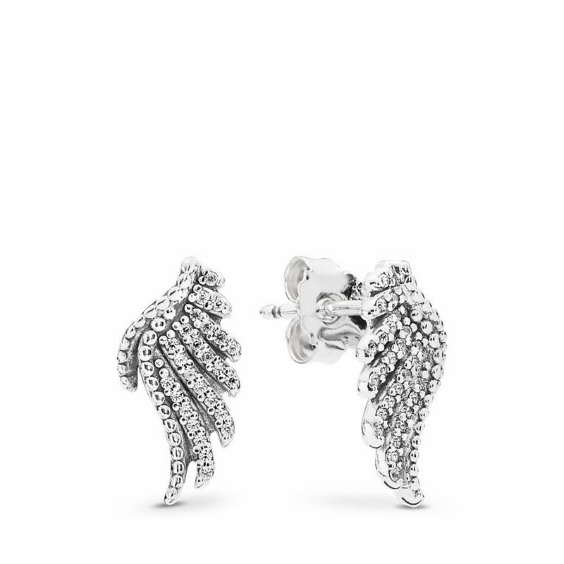 Pandora Majestic Feathers Stud Earrings Silver Egypt BZ4926713